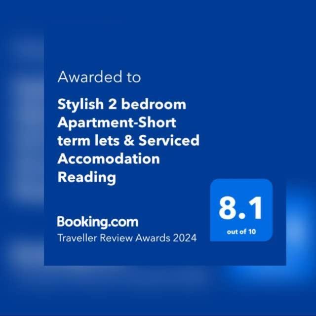 Stylish 2 Bedroom Apartment-Short Term Lets & Serviced Accomodation 雷丁 外观 照片
